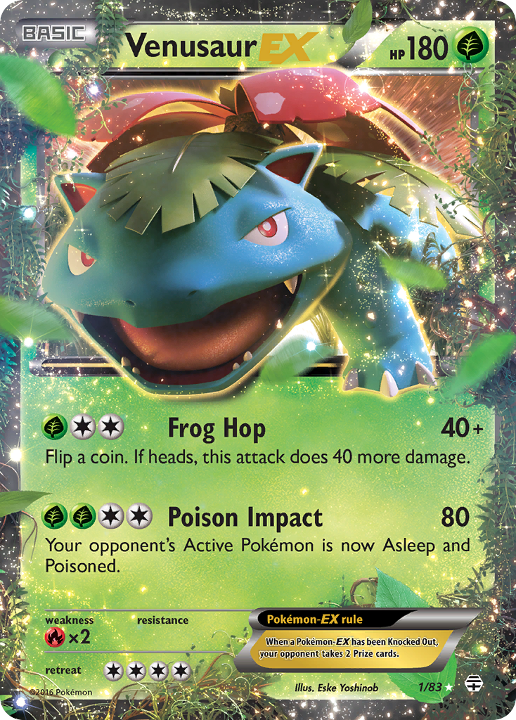 Venusaur EX (1/83) [XY: Generations] | Black Swamp Games