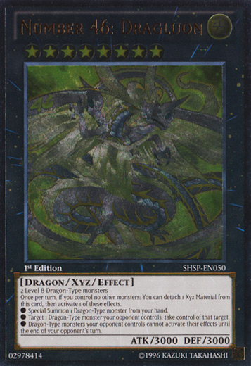 Number 46: Dragluon (UTR) [SHSP-EN050] Ultimate Rare | Black Swamp Games