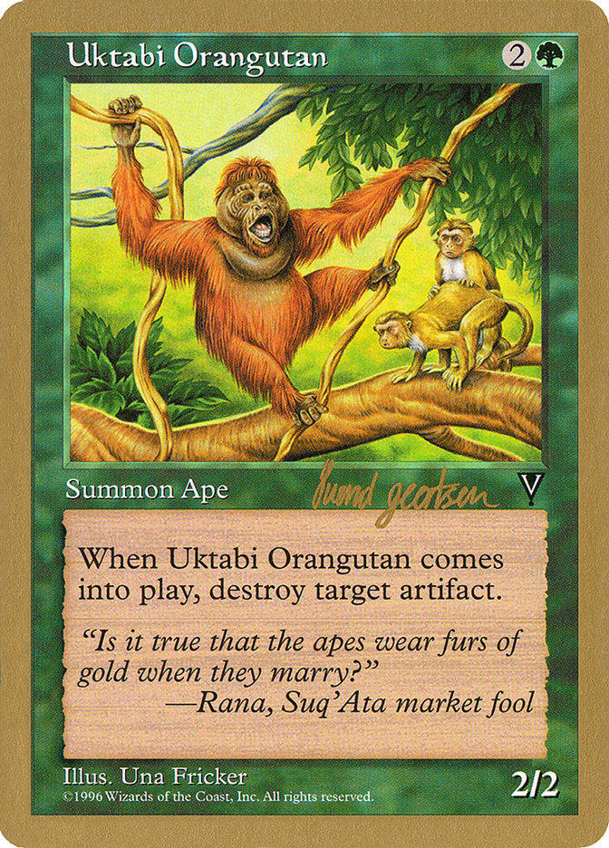 Uktabi Orangutan (Svend Geertsen) (SB) [World Championship Decks 1997] | Black Swamp Games