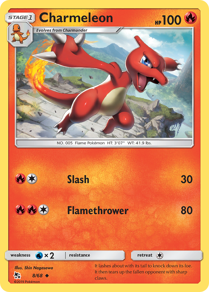 Charmeleon (8/68) [Sun & Moon: Hidden Fates] | Black Swamp Games