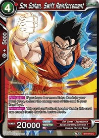 Son Gohan, Swift Reinforcement [BT9-010] | Black Swamp Games