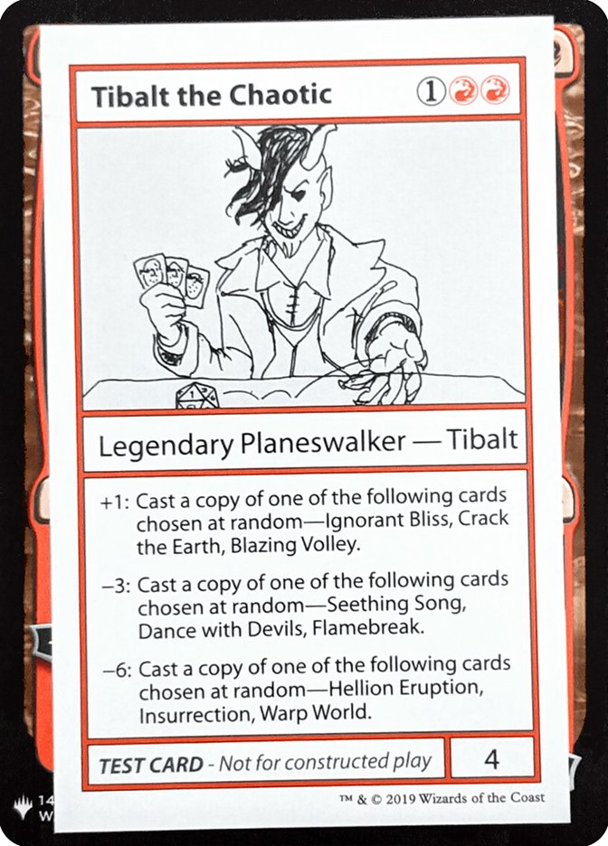 Tibalt the Chaotic [Mystery Booster Playtest Cards] | Black Swamp Games