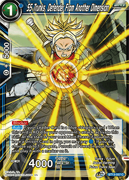 SS Trunks, Defender From Another Dimension (Common) [BT13-057] | Black Swamp Games