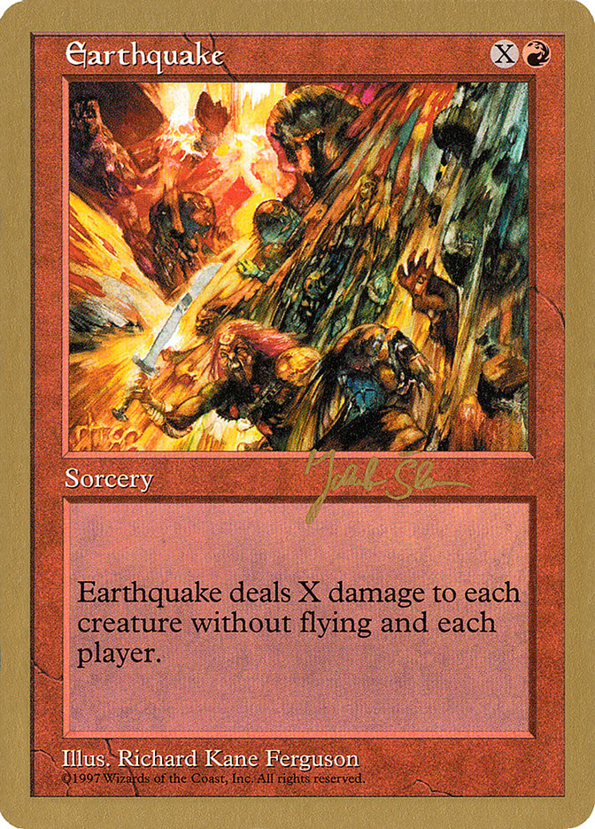 Earthquake (Jakub Slemr) [World Championship Decks 1997] | Black Swamp Games