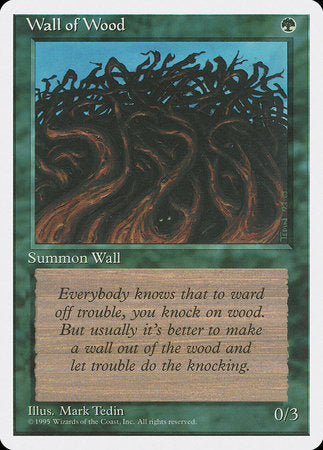 Wall of Wood [Fourth Edition] | Black Swamp Games