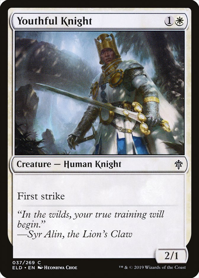 Youthful Knight [Throne of Eldraine] | Black Swamp Games