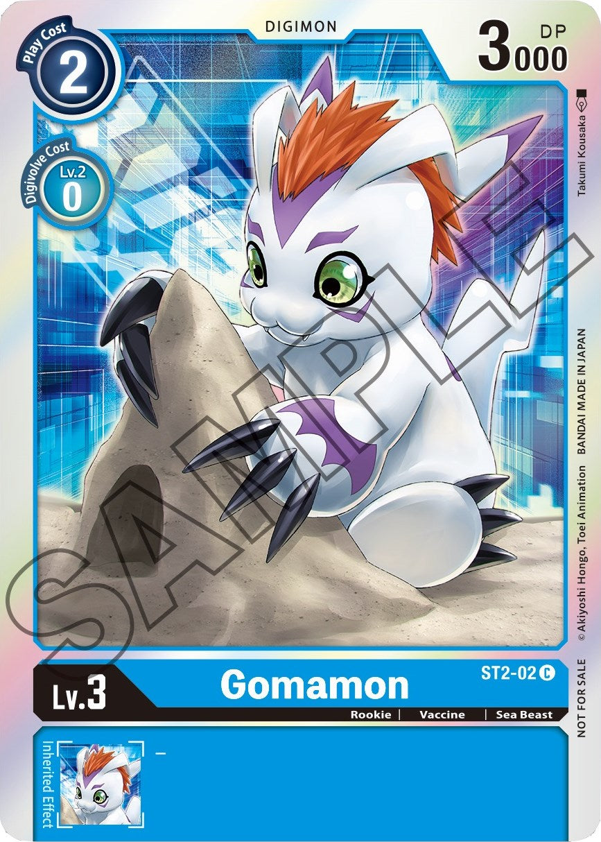 Gomamon [ST2-02] (Event Pack 1) [Starter Deck: Cocytus Blue Promos] | Black Swamp Games