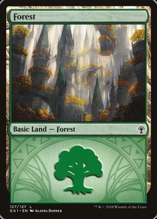 Forest (127) [GRN Guild Kit] | Black Swamp Games