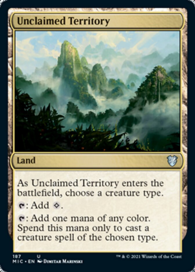 Unclaimed Territory [Innistrad: Midnight Hunt Commander] | Black Swamp Games