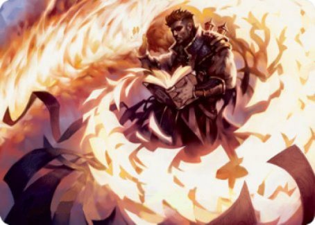 Revel in Silence Art Card [Strixhaven: School of Mages Art Series] | Black Swamp Games