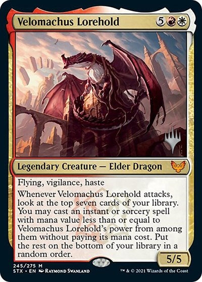 Velomachus Lorehold (Promo Pack) [Strixhaven: School of Mages Promos] | Black Swamp Games