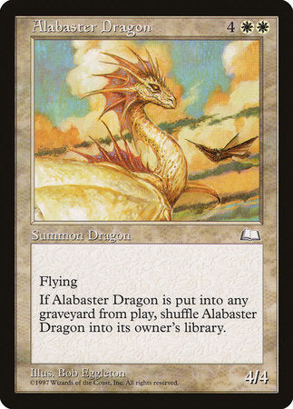Alabaster Dragon [Weatherlight] | Black Swamp Games