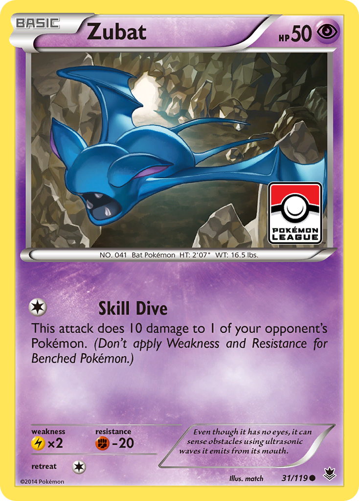 Zubat (31/119) [XY: Phantom Forces] | Black Swamp Games