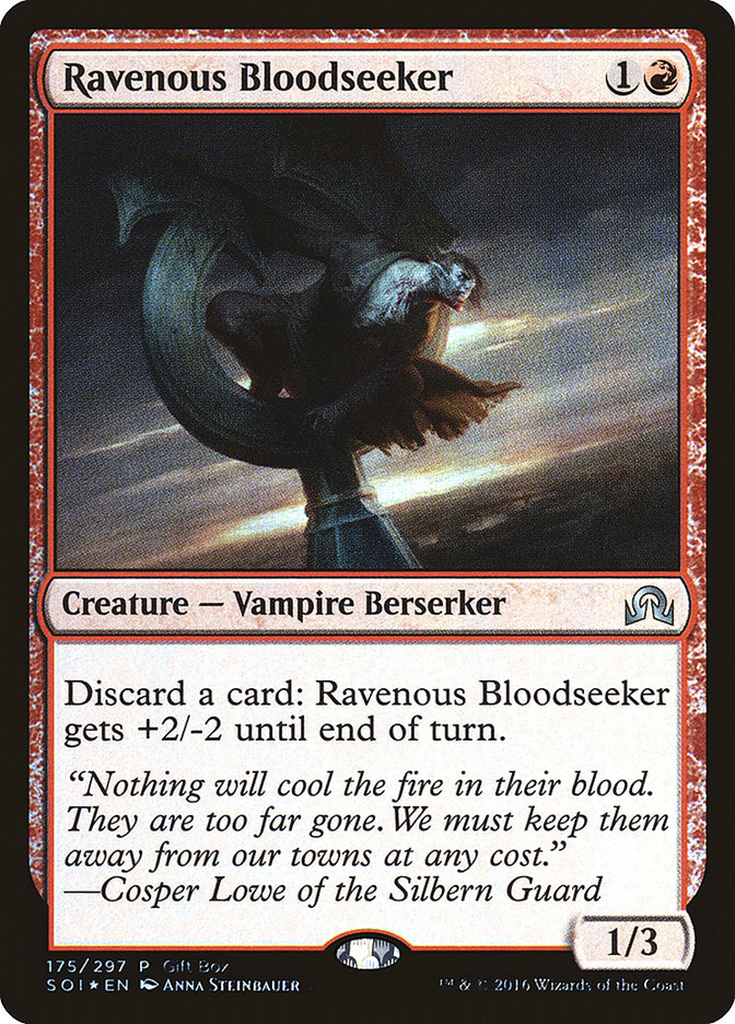 Ravenous Bloodseeker (Gift Box) [Shadows over Innistrad Promos] | Black Swamp Games