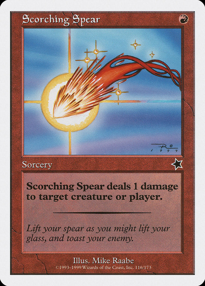 Scorching Spear [Starter 1999] | Black Swamp Games