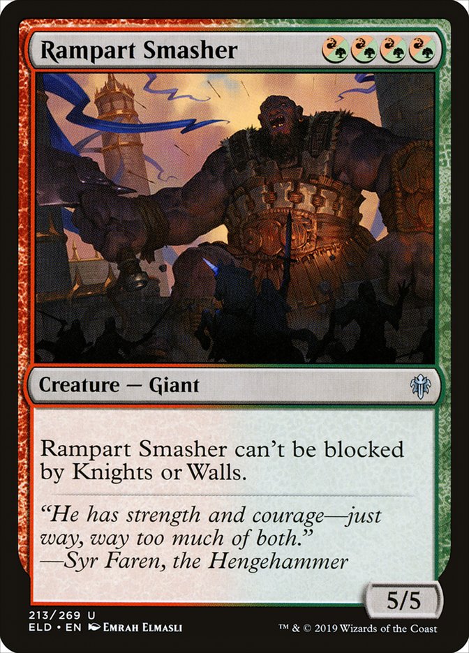 Rampart Smasher [Throne of Eldraine] | Black Swamp Games
