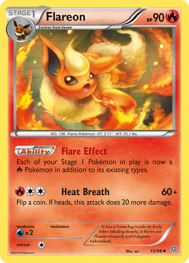 Flareon (13/98) [XY: Ancient Origins] | Black Swamp Games