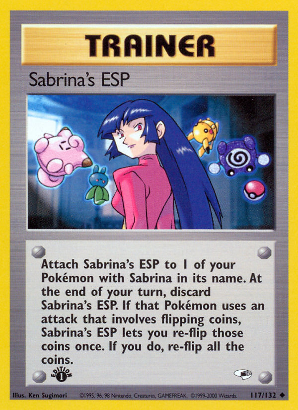 Sabrina's ESP (117/132) [Gym Heroes 1st Edition] | Black Swamp Games