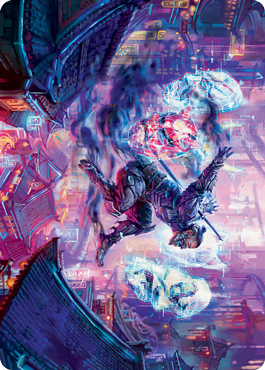 Thousand-Faced Shadow Art Card [Kamigawa: Neon Dynasty Art Series] | Black Swamp Games