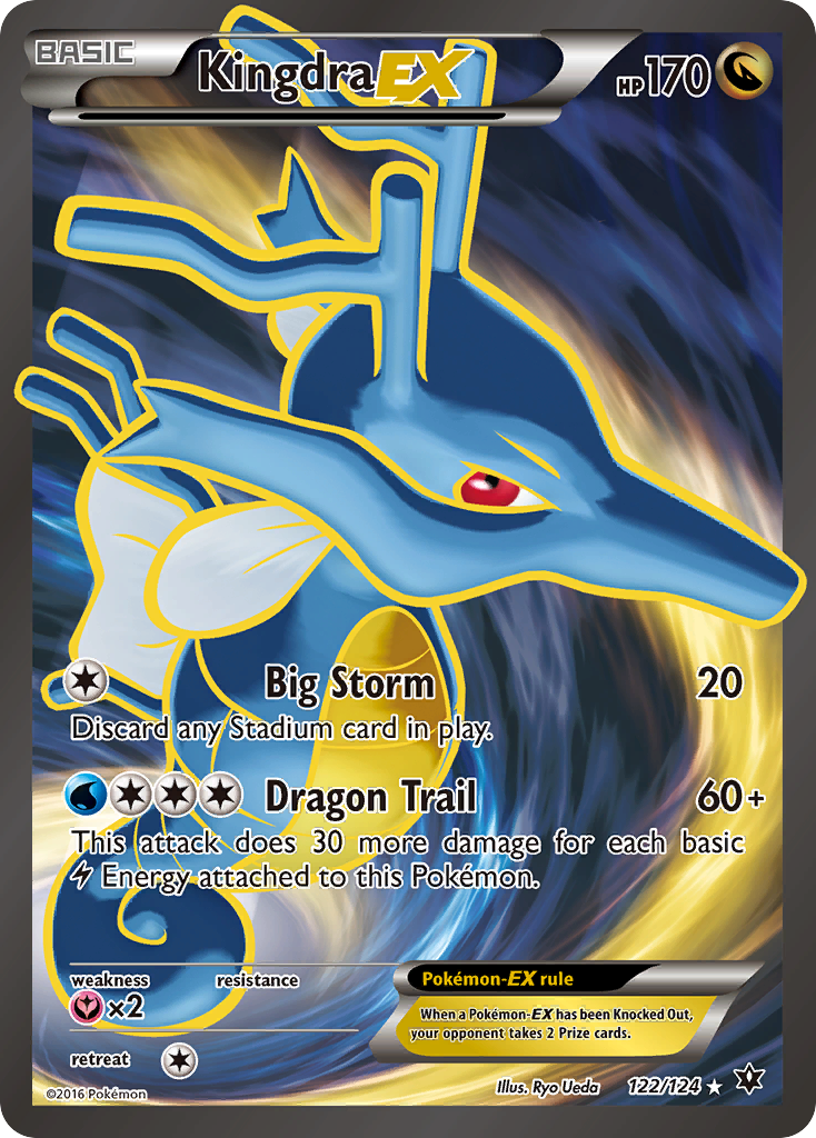 Kingdra EX (122/124) [XY: Fates Collide] | Black Swamp Games