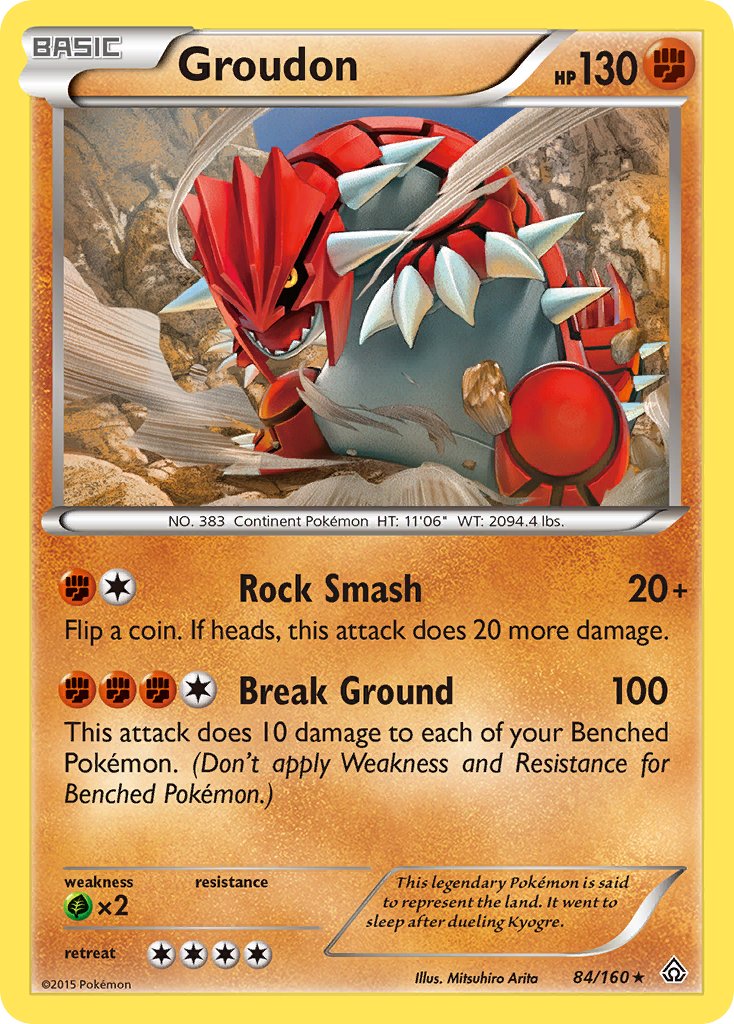 Groudon (84/160) (Theme Deck Exclusive) [XY: Primal Clash] | Black Swamp Games