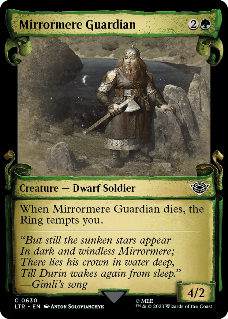 Mirrormere Guardian [The Lord of the Rings: Tales of Middle-Earth Showcase Scrolls] | Black Swamp Games