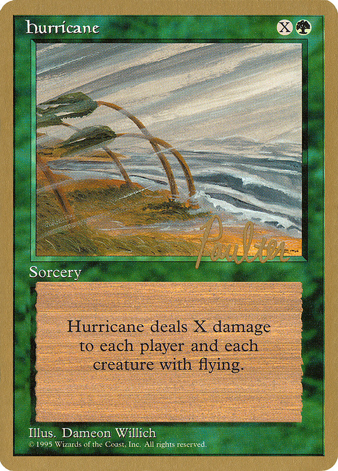 Hurricane (Preston Poulter) [Pro Tour Collector Set] | Black Swamp Games