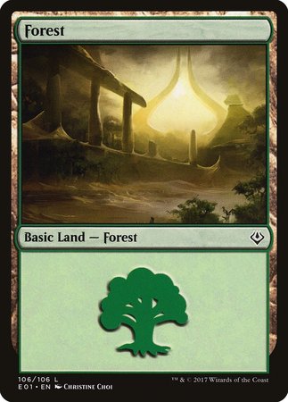 Forest (106) [Archenemy: Nicol Bolas] | Black Swamp Games