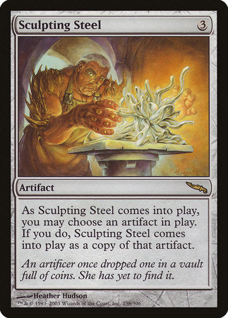 Sculpting Steel [Mirrodin] | Black Swamp Games