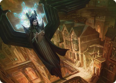 Angelic Sleuth Art Card [Streets of New Capenna Art Series] | Black Swamp Games