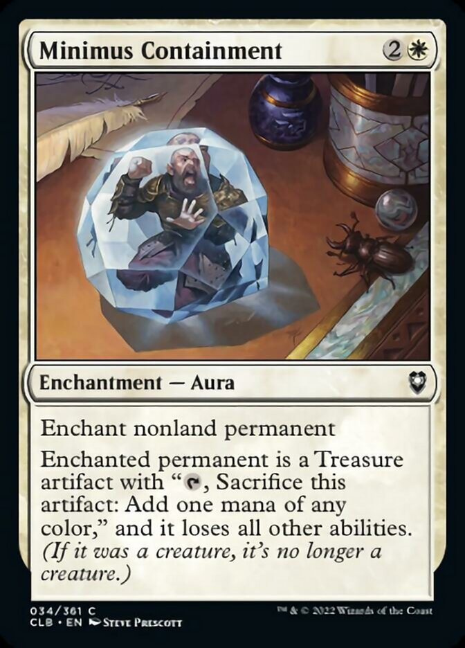 Minimus Containment [Commander Legends: Battle for Baldur's Gate] | Black Swamp Games