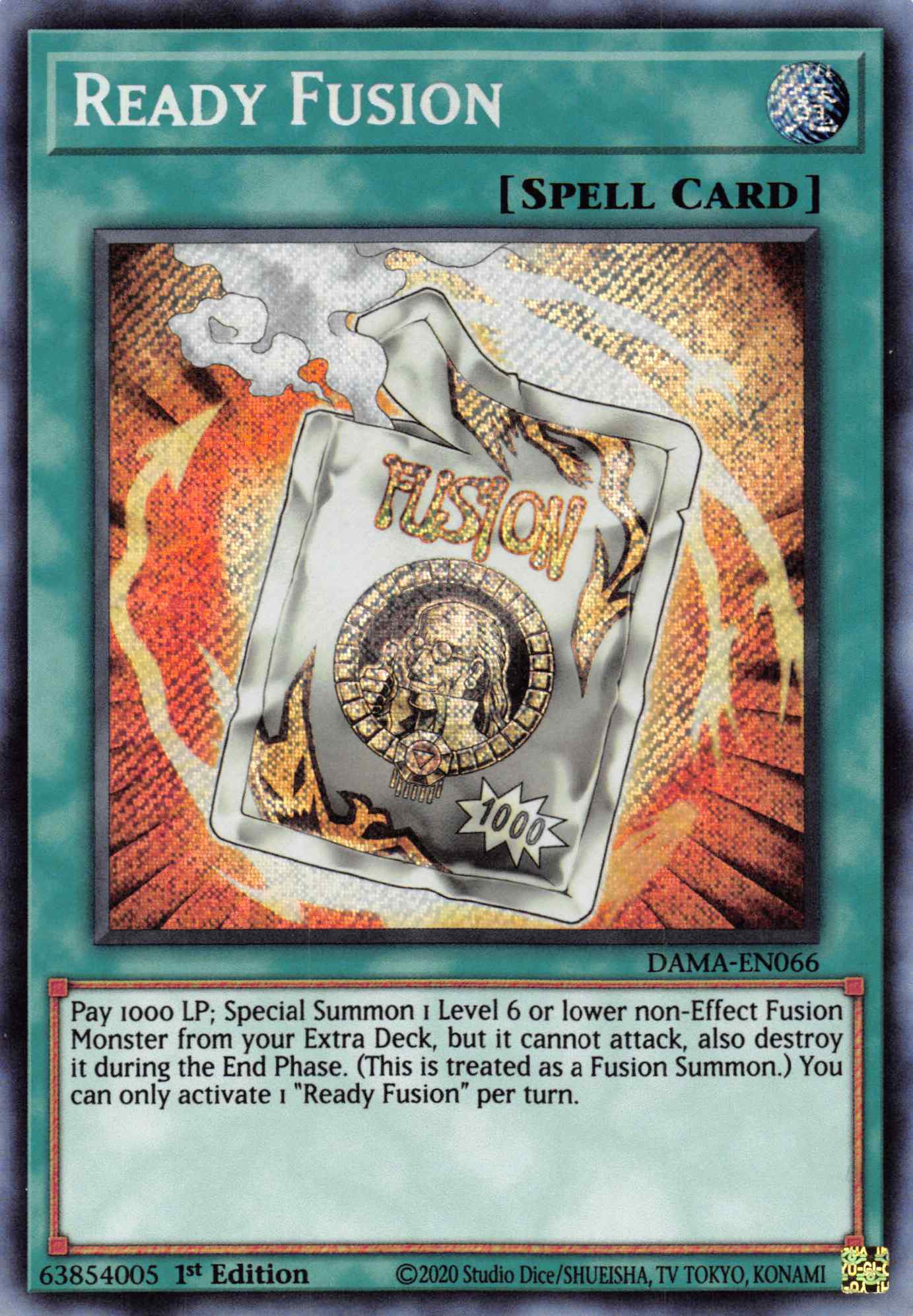 Ready Fusion [DAMA-EN066] Secret Rare | Black Swamp Games