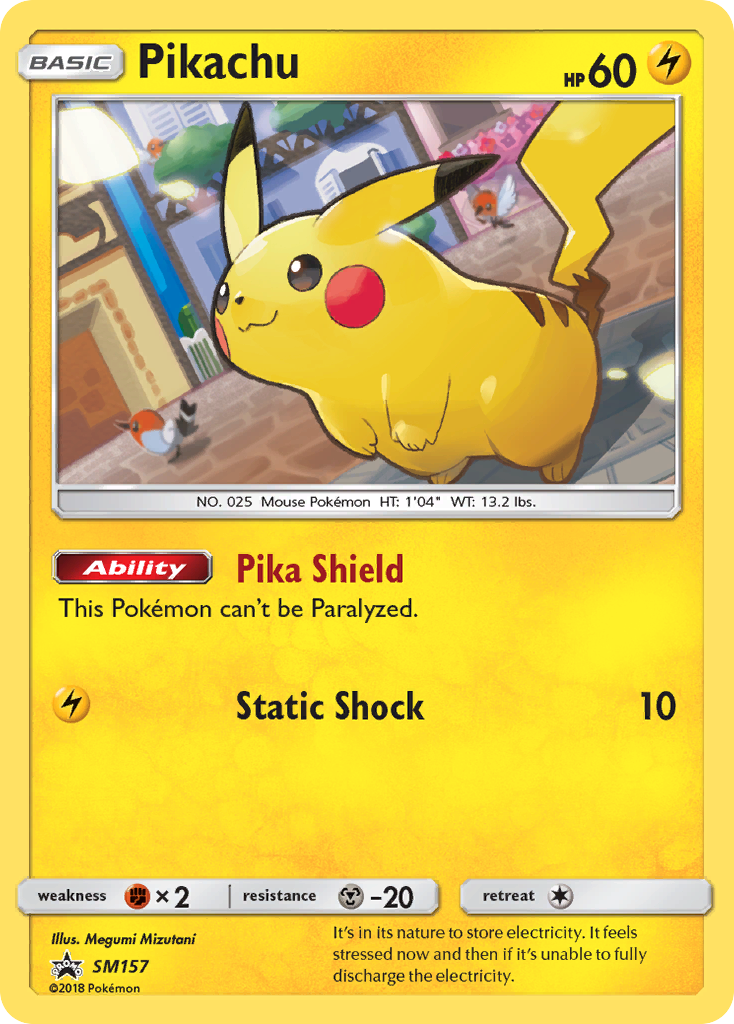 Pikachu (SM157) [Sun & Moon: Black Star Promos] | Black Swamp Games