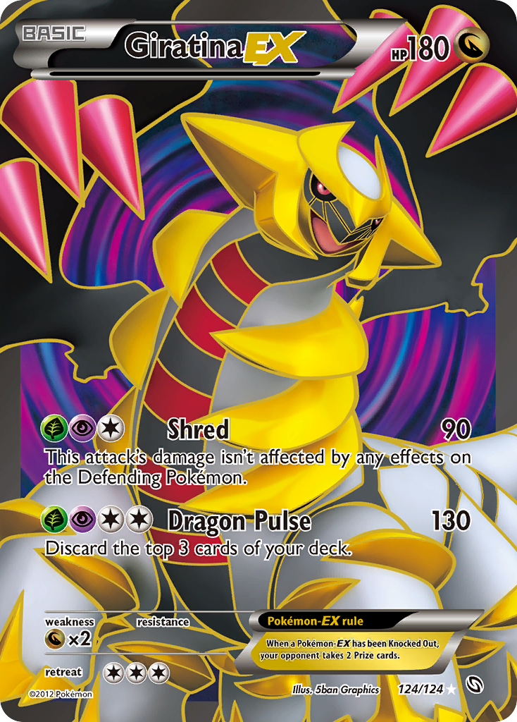 Giratina EX (124/124) [Black & White: Dragons Exalted] | Black Swamp Games