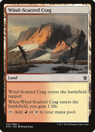 Wind-Scarred Crag [Khans of Tarkir] | Black Swamp Games