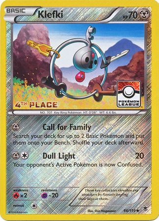 Klefki (66/119) (League Promo 4th Place) [XY: Phantom Forces] | Black Swamp Games