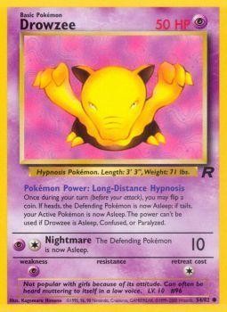 Drowzee (54/82) [Team Rocket Unlimited] | Black Swamp Games