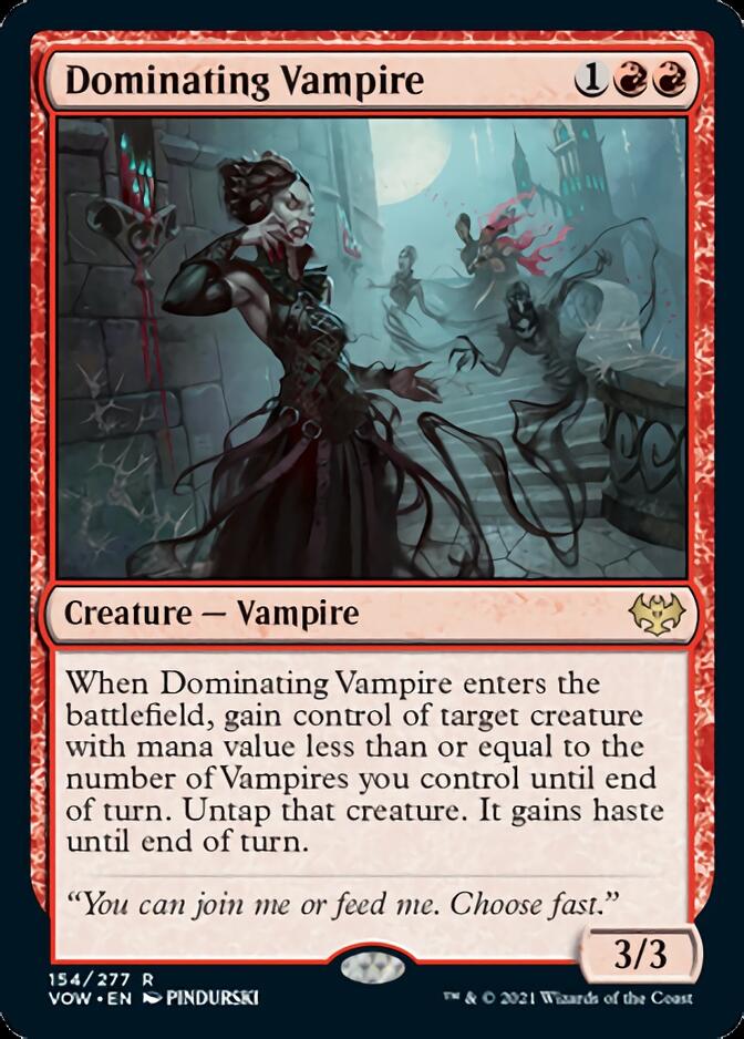 Dominating Vampire [Innistrad: Crimson Vow] | Black Swamp Games