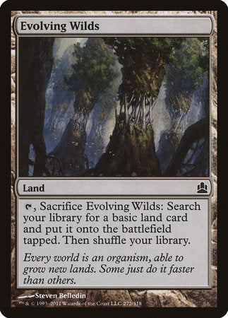 Evolving Wilds [Commander 2011] | Black Swamp Games