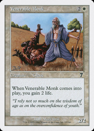 Venerable Monk [Seventh Edition] | Black Swamp Games