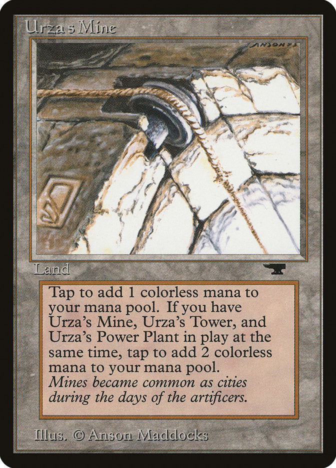 Urza's Mine (Pulley Embedded in Stone) [Antiquities] | Black Swamp Games