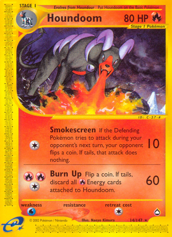 Houndoom (14/147) [Aquapolis] | Black Swamp Games