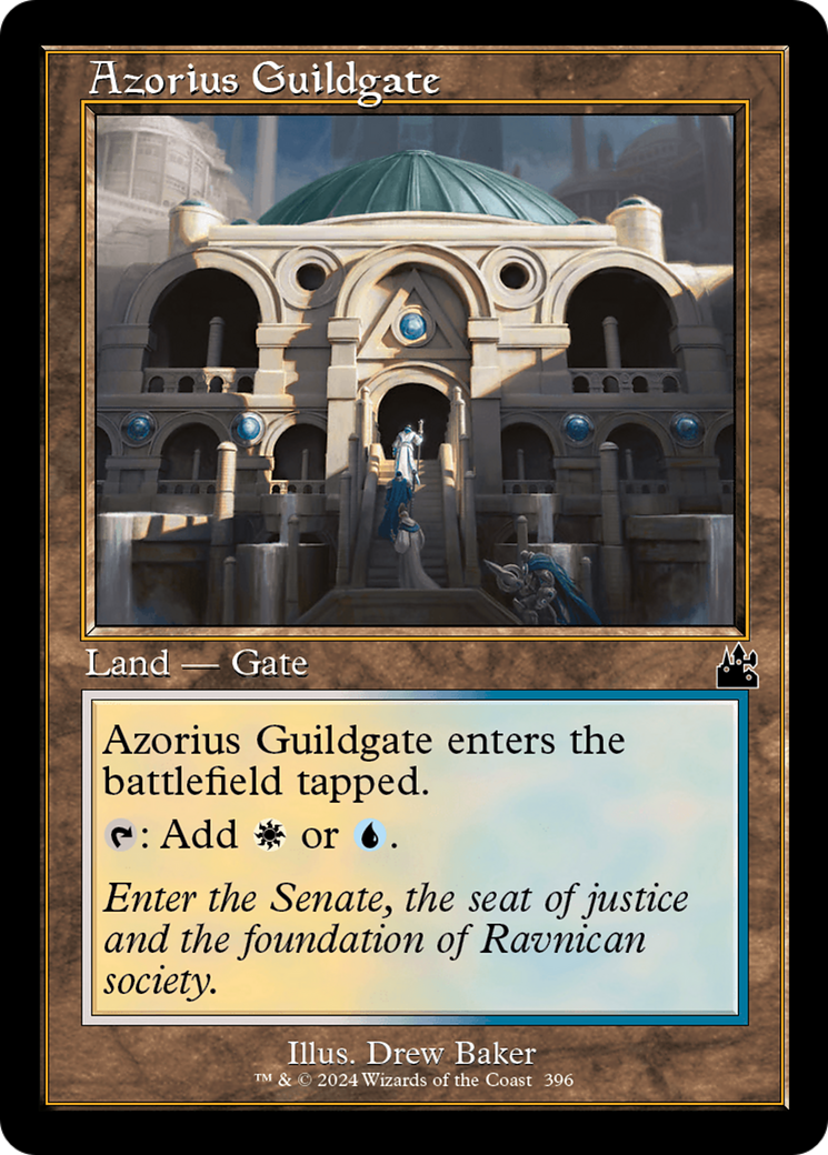 Azorius Guildgate (Retro Frame) [Ravnica Remastered] | Black Swamp Games