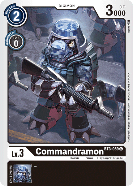 Commandramon [BT3-059] [Release Special Booster Ver.1.5] | Black Swamp Games