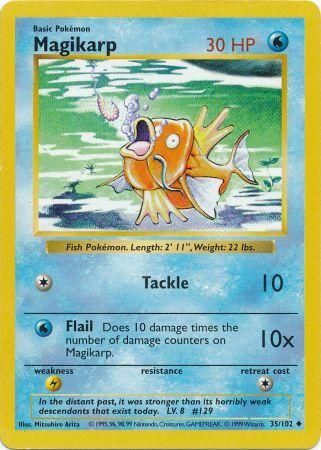 Magikarp (35/102) [Base Set Shadowless Unlimited] | Black Swamp Games