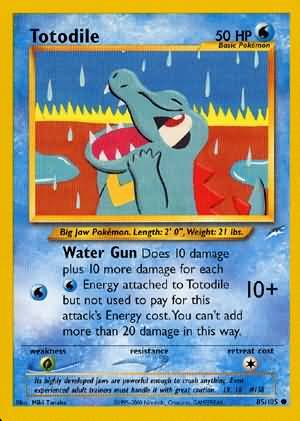 Totodile (85/105) [Neo Destiny Unlimited] | Black Swamp Games