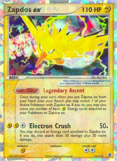 Zapdos ex (116/112) [EX: FireRed & LeafGreen] | Black Swamp Games