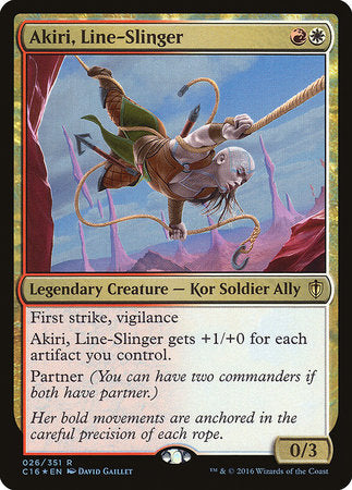 Akiri, Line-Slinger [Commander 2016] | Black Swamp Games