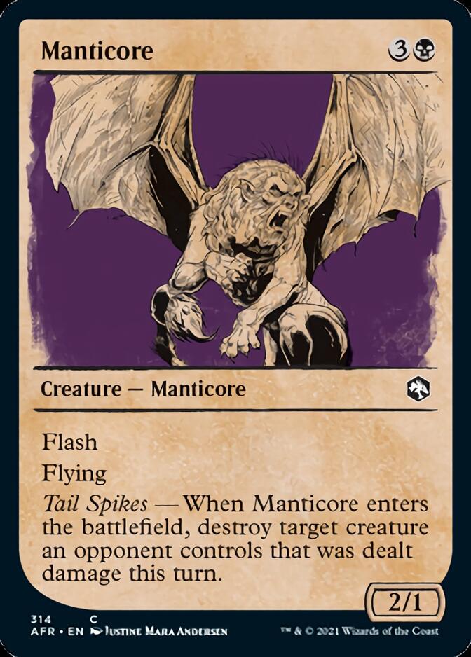 Manticore (Showcase) [Dungeons & Dragons: Adventures in the Forgotten Realms] | Black Swamp Games