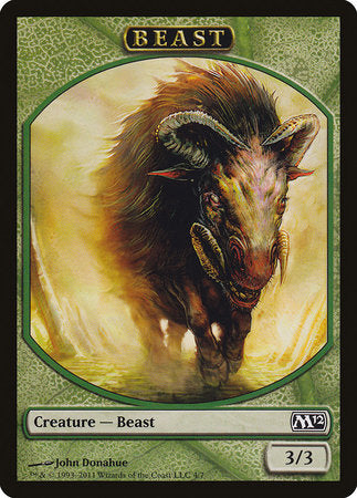 Beast Token [Magic 2012 Tokens] | Black Swamp Games